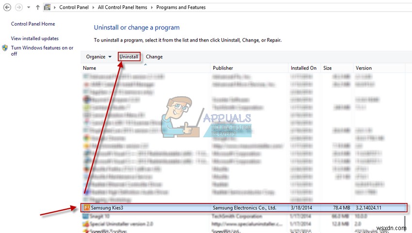 Cách xóa MASetupCleaner.exe của Samsung Kies