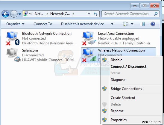 Khắc phục lỗi DHCP is not enabled for WiFi - WiFi kết nối nhưng không có internet