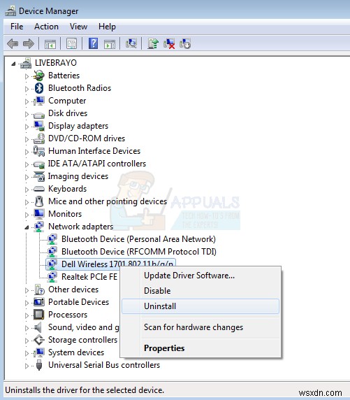 Khắc phục lỗi DHCP is not enabled for WiFi - WiFi kết nối nhưng không có internet