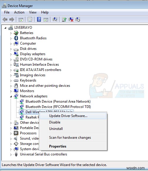 Khắc phục lỗi DHCP is not enabled for WiFi - WiFi kết nối nhưng không có internet