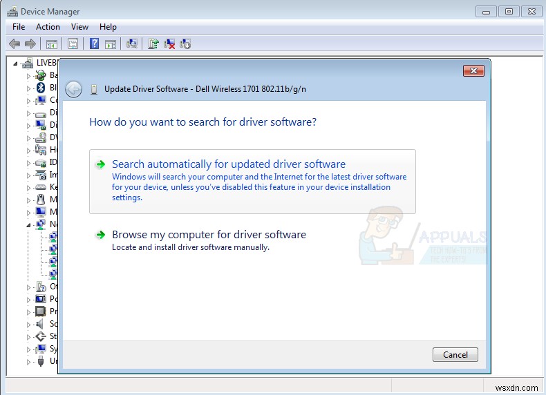 Khắc phục lỗi DHCP is not enabled for WiFi - WiFi kết nối nhưng không có internet