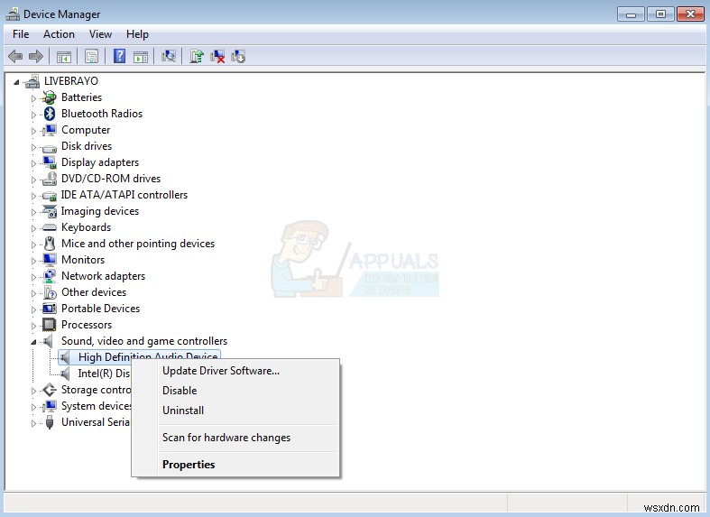 Khắc phục lỗi loa laptop không phát tiếng (chỉ nghe được qua tai nghe)
