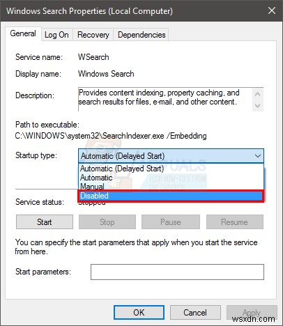 Khắc phục: Sử dụng 100% ổ cứng Windows 10
