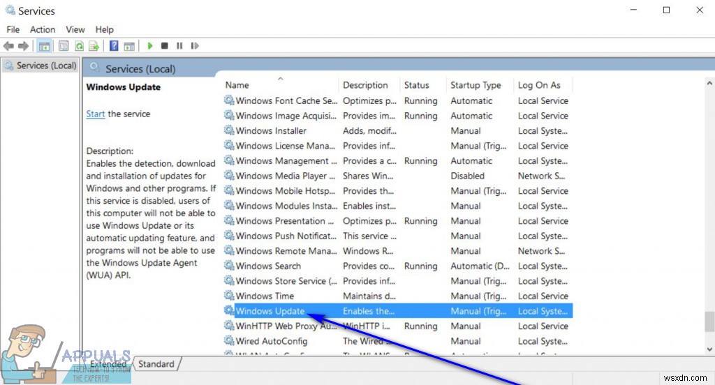 Cách khắc phục lỗi Windows Update 8007000E