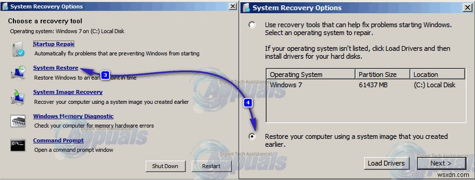 Khắc phục: Lỗi Windows Failed to Start khi khởi động
