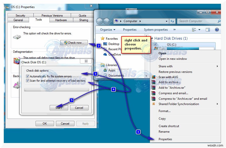 KHẮC PHỤC: Windows phát hiện vấn đề ổ cứng