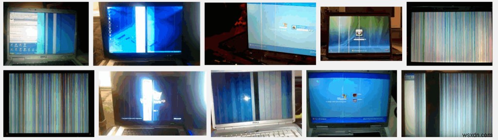 Khắc phục: Các đường dọc xuất hiện trên màn hình Laptop