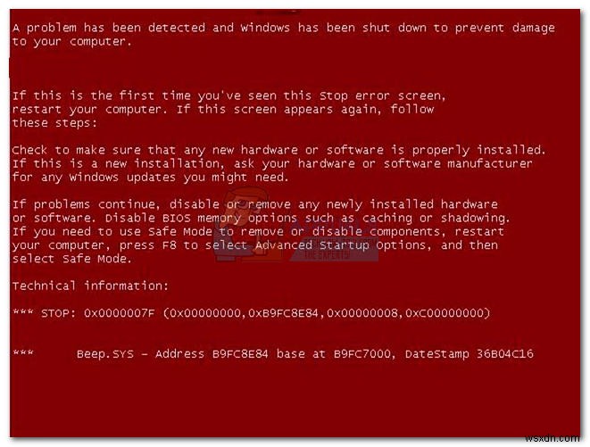 Cách khắc phục Màn hình đỏ tử thần (RSOD) trên Windows