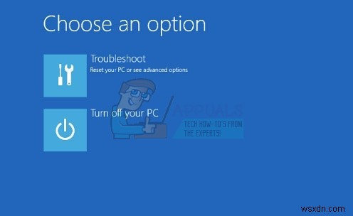 Sửa lỗi: Không thể reset PC - Thiếu phân vùng ổ cứng bắt buộc