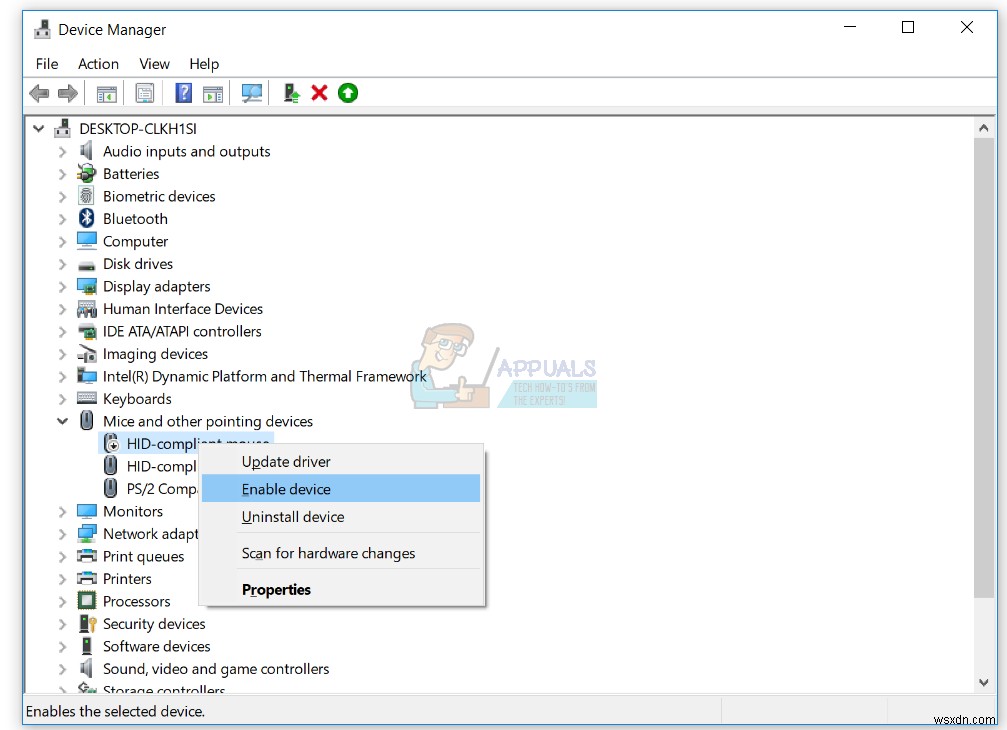 Sửa lỗi: Chuột USB không hoạt động trên Windows 10