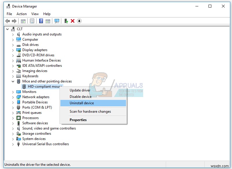 Sửa lỗi: Chuột USB không hoạt động trên Windows 10