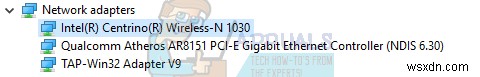 Khắc phục lỗi WiFi không kết nối sau Creators Update