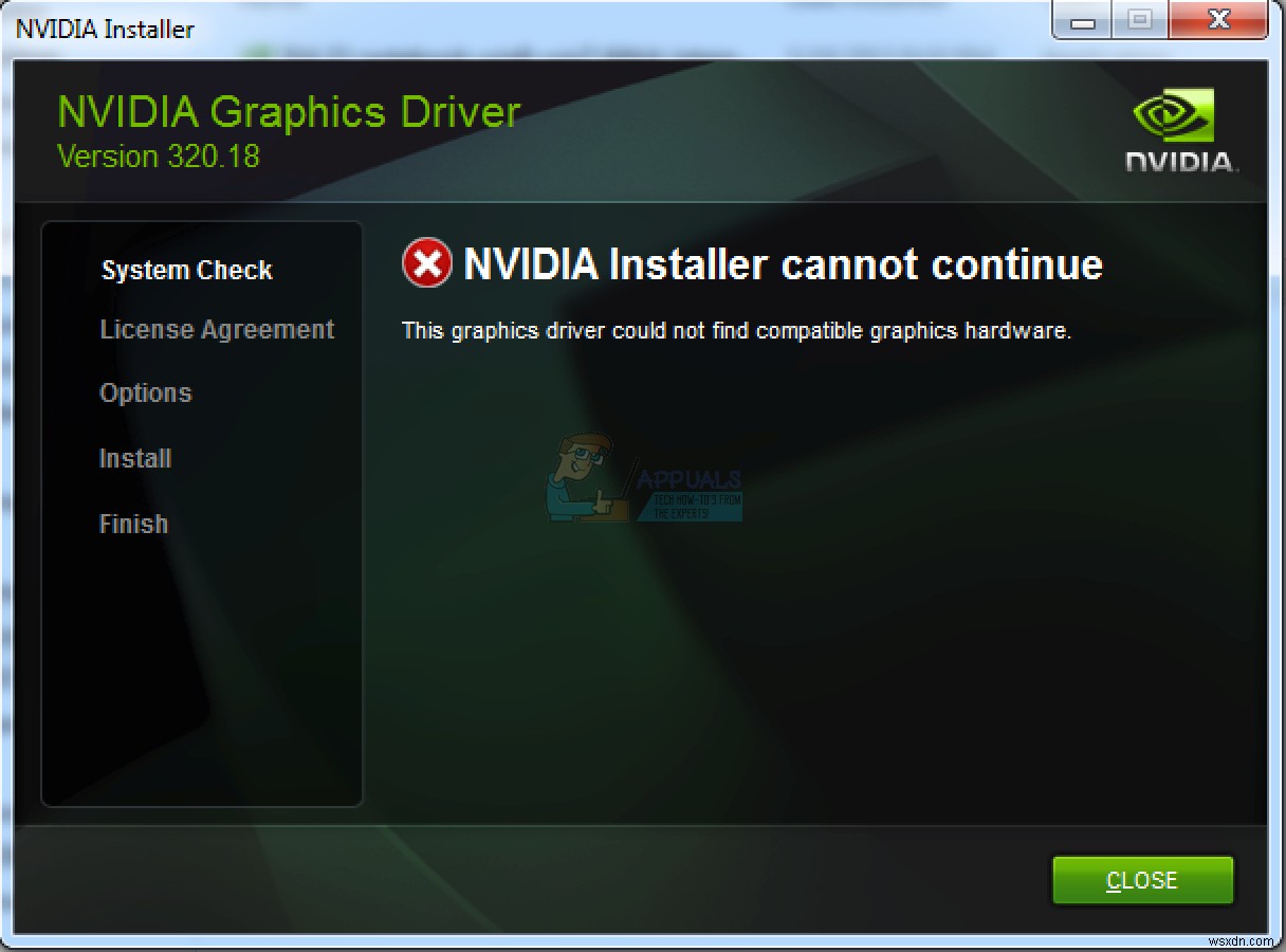 Khắc phục: Lỗi cài đặt NVIDIA GeForce Experience Installer Failed