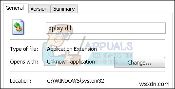 Sửa lỗi: Thiếu file dplay.dll khi chạy game cũ