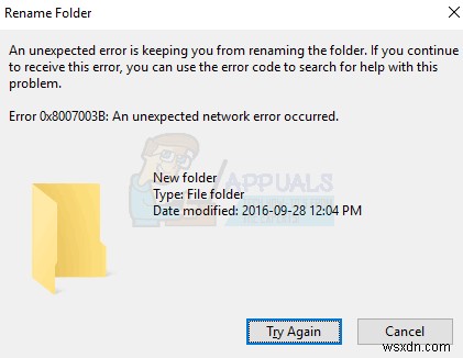 Cách khắc phục lỗi 0x8007003B  An unexpected network error occurred  khi copy file lớn