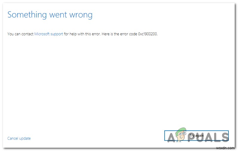 Cách khắc phục lỗi Windows 10 Update 0xc1900200?