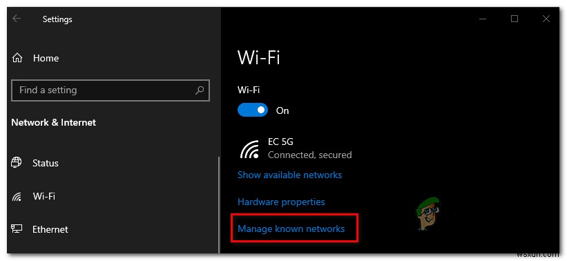 Cách khắc phục lỗi  Không thể kết nối với mạng này  trên Windows 10