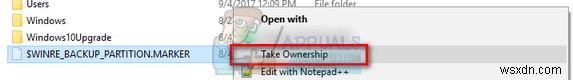Cách Thêm Take Ownership Vào Menu Chuột Phải Trên Windows 10