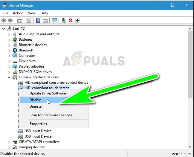 Cách Bật/Tắt Màn Hình Cảm Ứng Trên Windows 8 Và 10