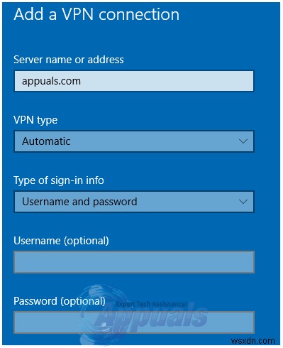 HƯỚNG DẪN: Thiết lập kết nối VPN trên Windows 10
