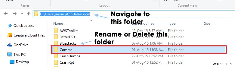 Khắc phục: Lỗi Mail 0x8007054e trên Windows 10