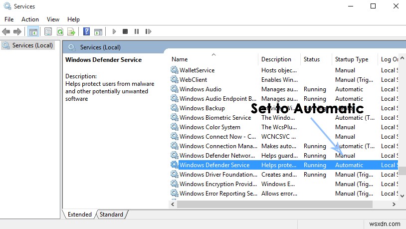 Khắc phục: Lỗi Windows Defender 0x80004004