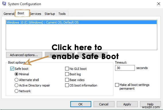 Hướng dẫn: Khởi động Windows 10 vào Safe Mode (Chế độ an toàn)