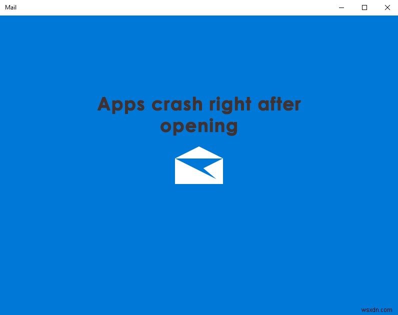Khắc phục: Ứng dụng Mail và Calendar trên Windows 10 bị crash