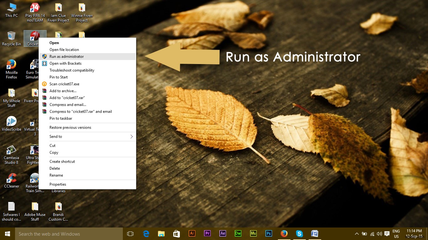 Sửa lỗi 0xc00007b Application was unable to start correctly