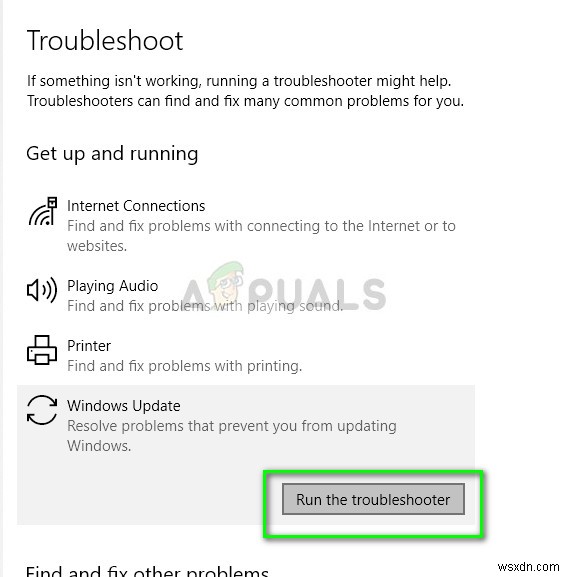 Sửa lỗi Windows Update 80072ee2