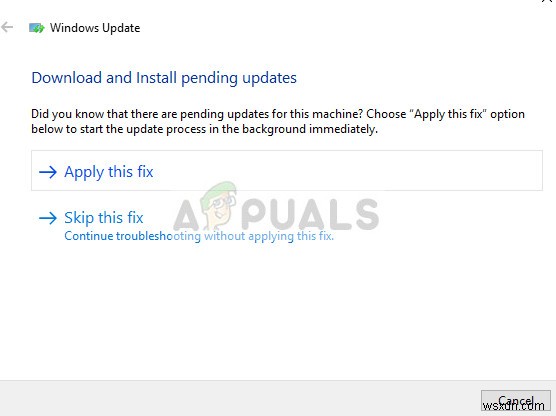 Sửa lỗi Windows Update 80072ee2