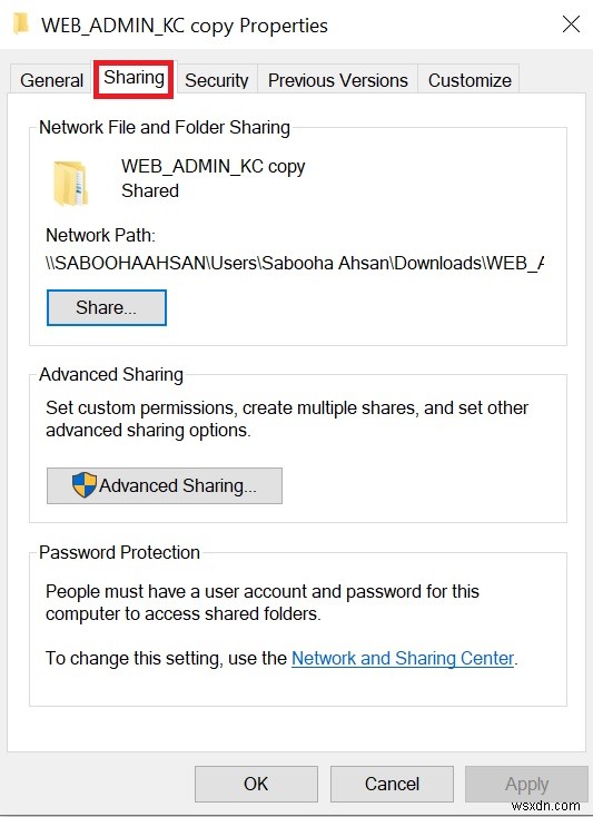 Chia sẻ thư mục giữa Windows 7/8 và Windows 10 (Bước بخطوة)