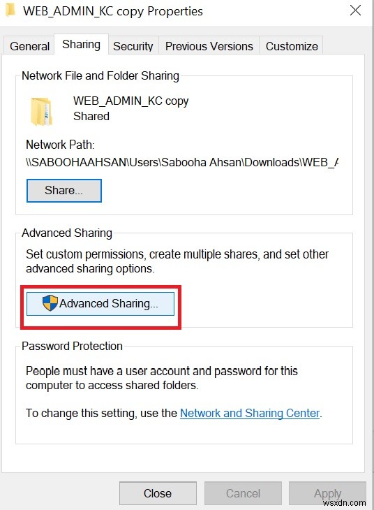 Chia sẻ thư mục giữa Windows 7/8 và Windows 10 (Bước بخطوة)