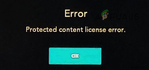 Cách khắc phục lỗi  Protected Content License Error  trên Roku?