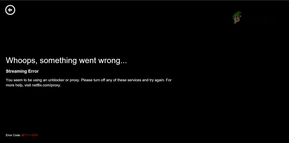 Cách khắc phục mã lỗi Netflix U7111-5059?