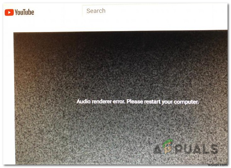 Cách khắc phục lỗi Audio renderer error trên YouTube trong Windows