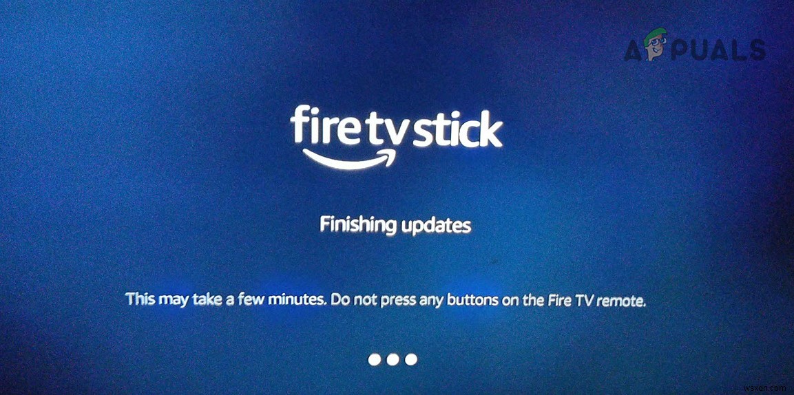 Cách khắc phục lỗi  Optimizing System Storage and Applications  trên Firestick