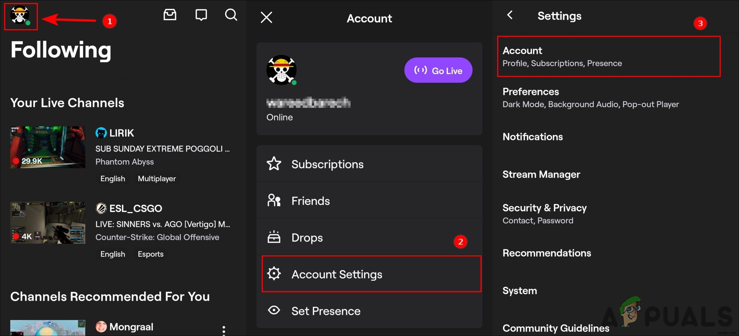 Các bước đổi tên và tên người dùng trên Twitch dễ dàng
