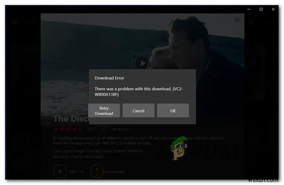 Cách khắc phục lỗi tải xuống Netflix VC2-W800A138F
