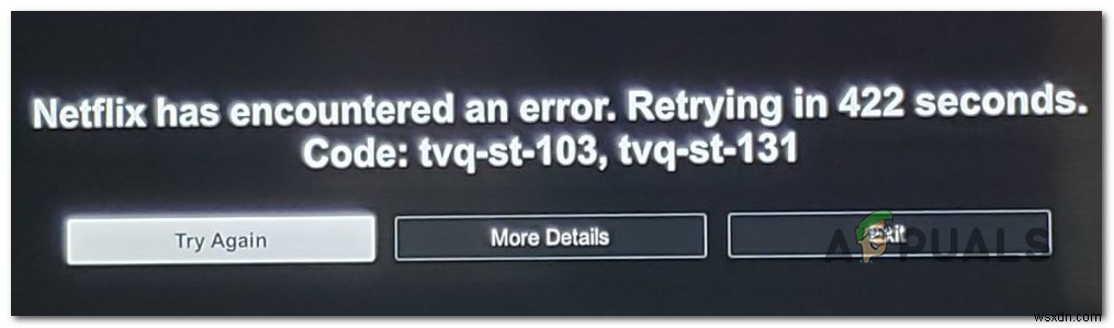 Cách khắc phục mã lỗi Netflix TVQ-ST-131