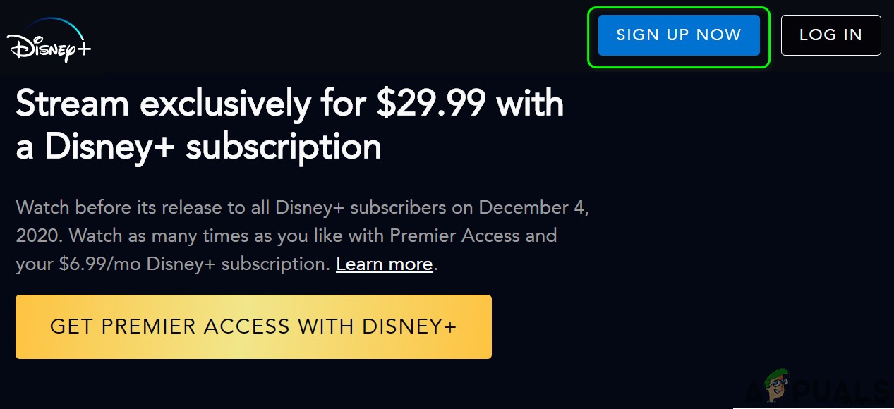 Cách khắc phục lỗi nút Đăng nhập Disney Plus không hoạt động
