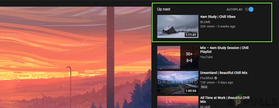 Cách khắc phục lỗi YouTube AutoPlay (Tự động phát) không hoạt động