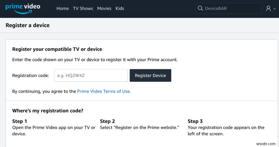 Cách khắc phục mã lỗi Amazon Prime Video 9068