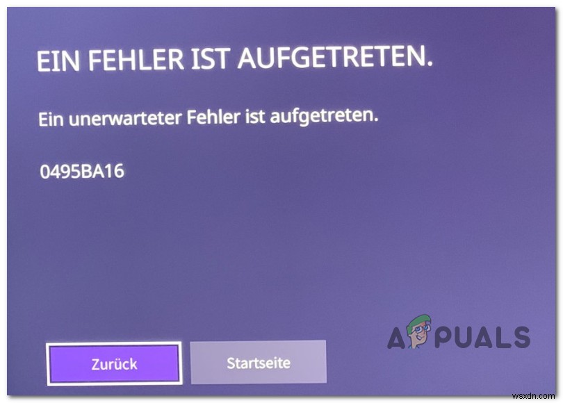 Cách khắc phục mã lỗi Twitch 0495BA16