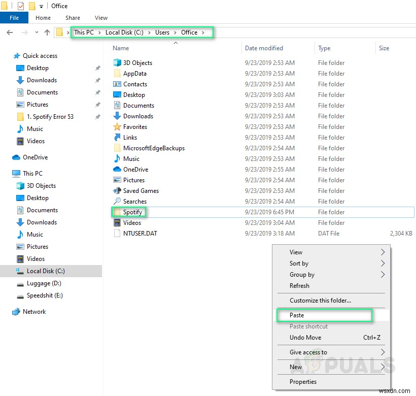 Cách sửa lỗi cài đặt Spotify Mã lỗi 53 trên Windows