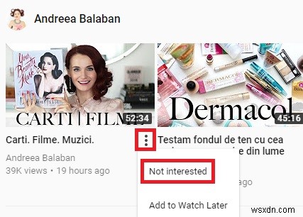 Cách chặn kênh YouTube