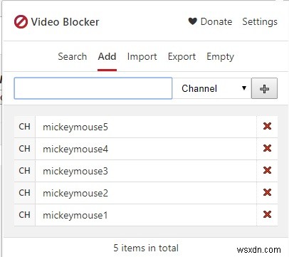 Cách chặn kênh YouTube