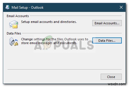 Khắc phục: Không tìm thấy file Outlook.pst