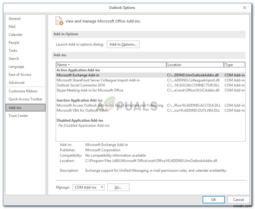 Khắc phục: Lỗi Microsoft Outlook 0x80040115