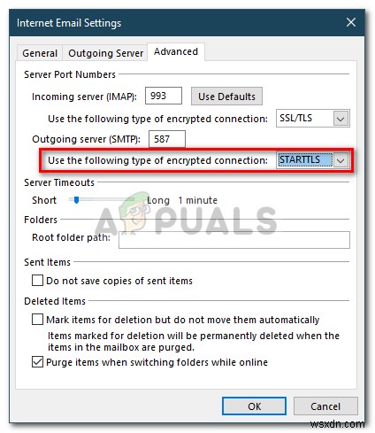 Khắc phục: Lỗi Microsoft Outlook 0x800ccc1a